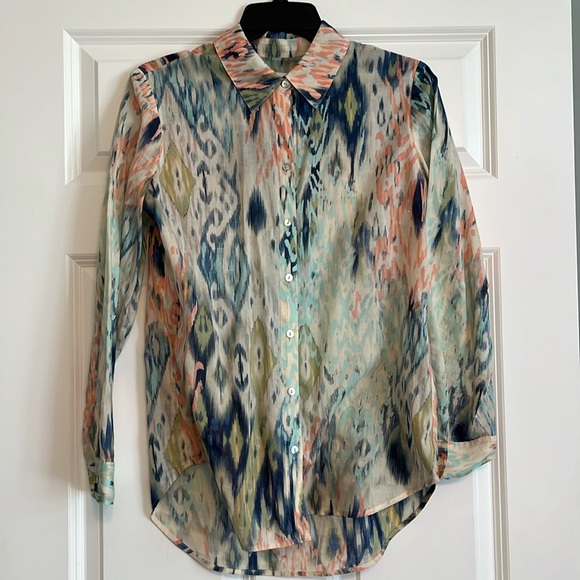 Chico’s Cotton Blouse - Picture 1 of 9